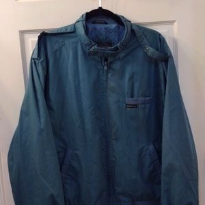 RARE FIND! 80s vintage members only jacket teal windbreaker light jacket size XL